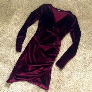Velvet Long Sleeve Dress